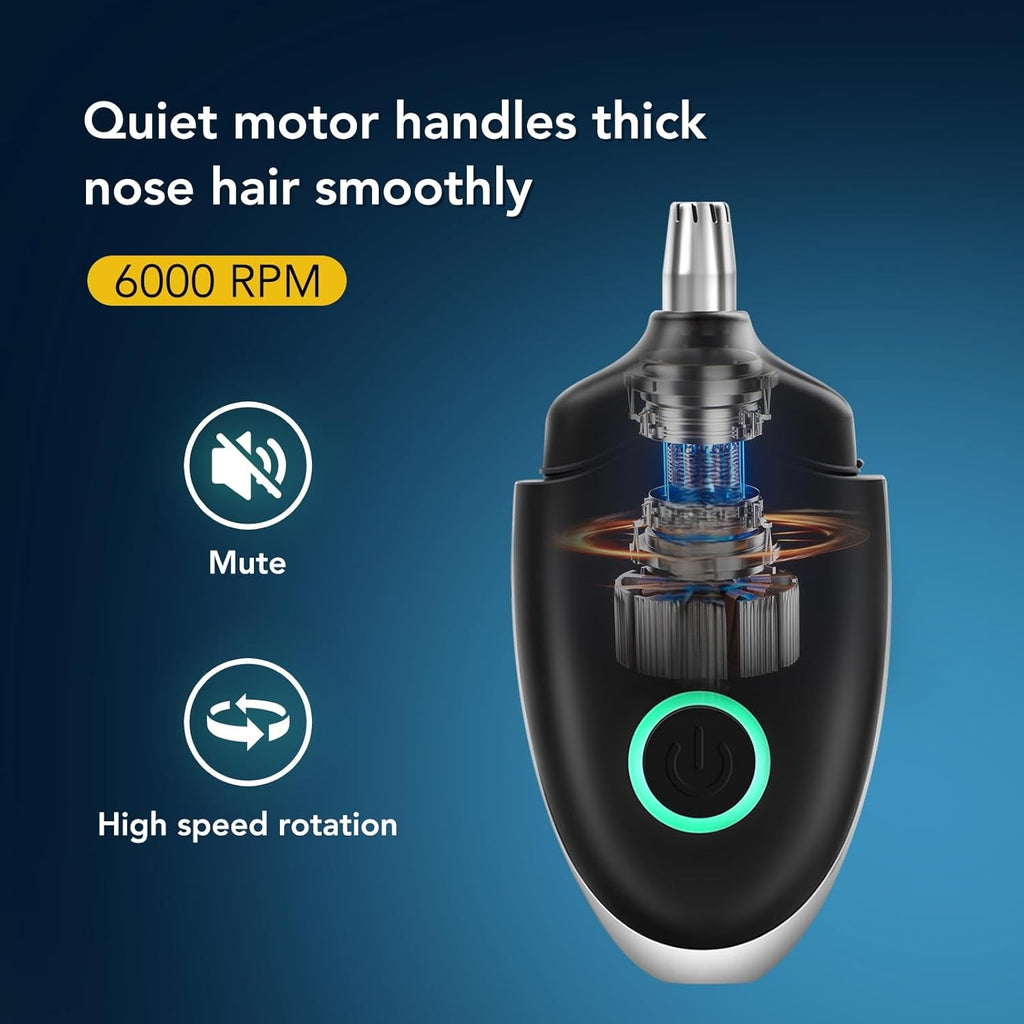Rechargeable USB Waterproof Ear and Nose Hair Trimmer
